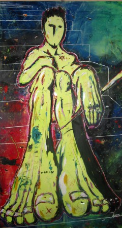 Autoritratto - Olio su tela e specchi